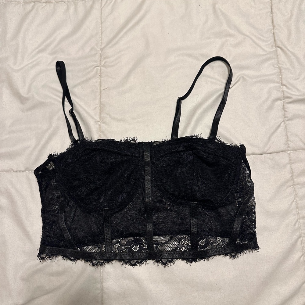 Black Lacey Corset Top